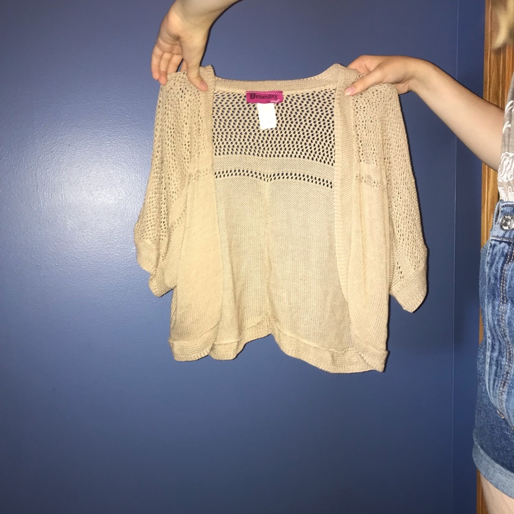 Woven Cardigan